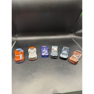 Disney Pixar Cars - 1:55 SCALE *PLASTIC* APPLE RACER NEXT GEN JP. DRIVE Lot of 6